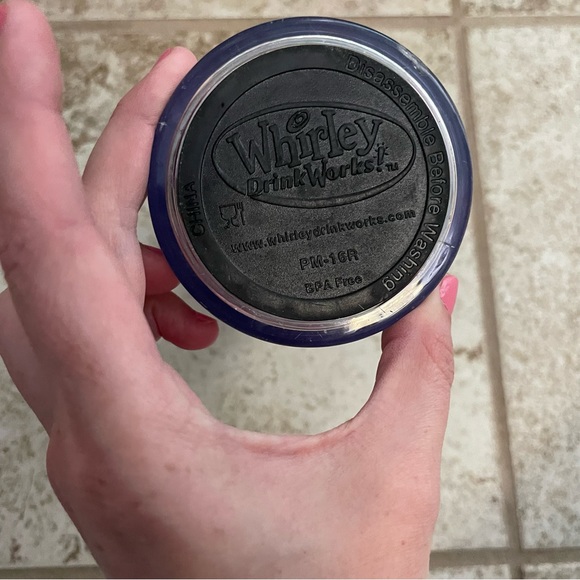 Alpha gamma delta embroidery coffee travel mug - Picture 8 of 8